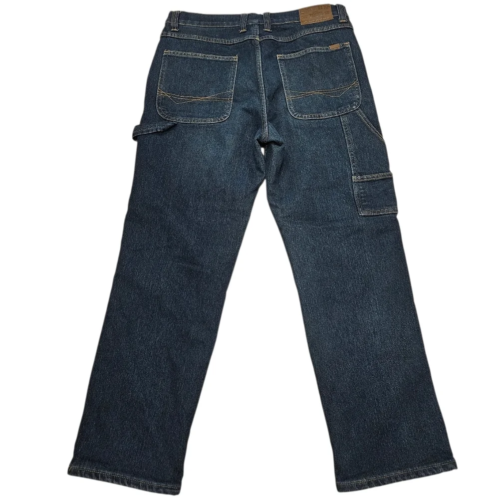 Smiths Workwear Mens Straight Leg Carpenter Jean Thermal Lining 34 x 32